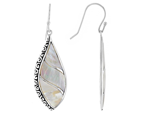 Artisan Collection of Bali™ White Mother-of-Pearl Sterling Silver Earrings