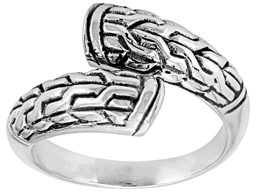 Artisan Collection of Bali™ Sterling Silver Tulang Naga Bypass Ring - Size 6