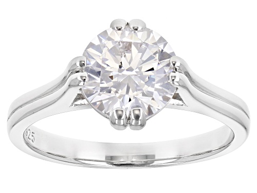 Photo of Bella Luce ® 3.45ctw White Diamond Simulant Rhodium Over Sterling Silver Ring - Size 6