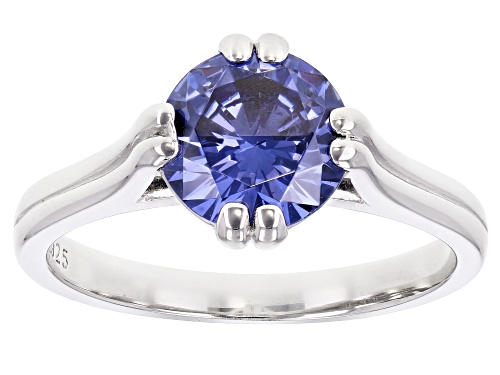 Photo of Bella Luce ® Esotica™ 3.50ctw Tanzanite Simulant Rhodium Over Sterling Silver Ring - Size 6