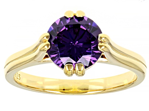 Photo of Bella Luce ® 3.62ctw Amethyst Simulant Eterno™ Yellow Ring - Size 11