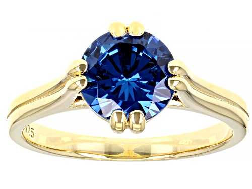 Photo of Bella Luce ® 3.17ctw Blue Sapphire Simulant Eterno™ Yellow Ring - Size 10