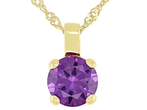 Photo of Bella Luce ® 2.27ctw Lab Created Color Change Sapphire Eterno™ Yellow Pendant With Chain
