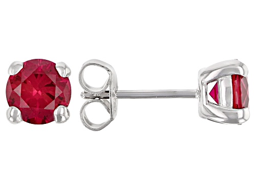 Photo of Bella Luce ® 1.97ctw Lab Created Ruby Rhodium Over Sterling Silver Earrings