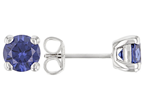 Photo of Bella Luce ® Esotica™ 2.82ctw Tanzanite Simulant Rhodium Over Sterling Silver Earrings
