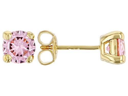 Bella Luce ® 2.85ctw Pink Diamond Simulant Eterno™ Yellow Earrings