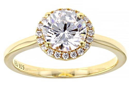 Bella Luce ® 2.56ctw White Diamond Simulant Eterno™ Yellow Ring (1.38ctw DEW) - Size 11