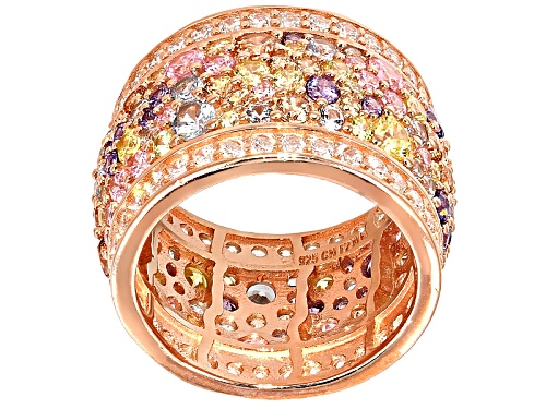Photo of Bella Luce ® 10.45ctw Multicolor Gemstone Simulants Eterno ™ Rose Ring - Size 6