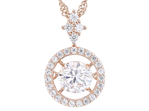 Bella Luce ® 2.15ctw Eterno™ Rose "Dancing Bella" Pendant With Chain (1.34ctw Dew