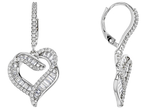 Bella Luce® 3.05ctw Rhodium Over Sterling Silver Earrings (2.03ctw DEW)