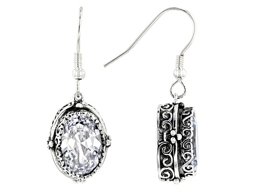 Photo of Bella Luce  9.67CTW White Diamond Simulant Rhodium Over Sterling Silver Earrings