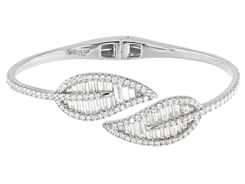 Bella Luce ® 6.57CTW White Diamond Simulant Rhodium Over Sterling Silver Bracelet (3.97CTW DEW) - Size 7