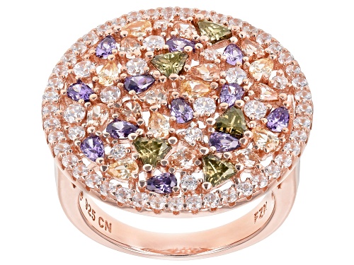 Photo of Bella Luce ® 8.70CTW Multicolor Gemstone Simulants Eterno ™ Rose Ring - Size 7