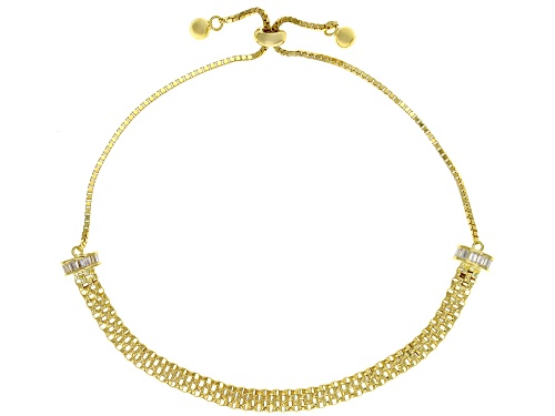 Bella Luce ® 0.72CTW White Diamond Simulant Eterno ™ Yellow Adjustable Bracelet