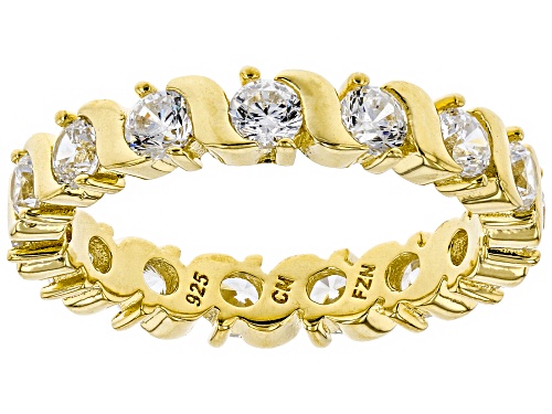 Bella Luce ® 2.74CTW White Diamond Simulant Eterno ™ Yellow Ring (1.76CTW DEW) - Size 8