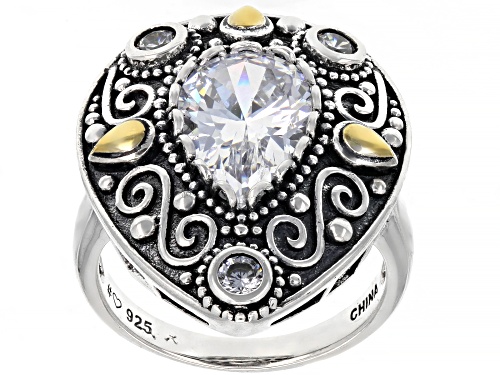Photo of Bella Luce ® 5.24ctw Rhodium Over Sterling Silver Ring (3.24ctw DEW) - Size 7