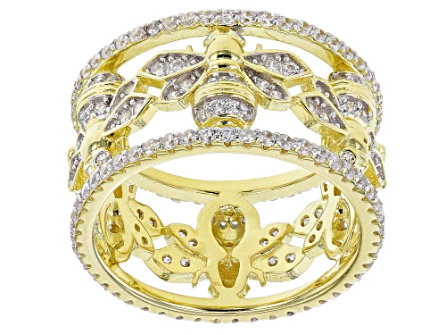 Bella Luce ® 2.04ctw White Diamond Simulant Eterno™ Yellow Bumblebee Ring (1.20ctw DEW) - Size 5