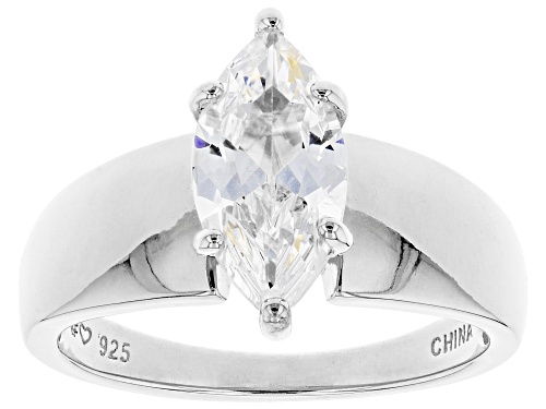 Bella Luce ® 2.45ctw Rhodium Over Sterling Silver Ring (1.62ctw DEW) - Size 11