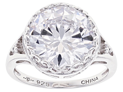 Photo of Bella Luce ® 10.32ctw Rhodium Over Sterling Silver Ring (6.84ctw DEW) - Size 9