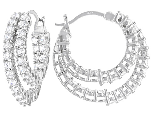 Photo of Bella Luce ® 4.03ctw Rhodium Over Sterling Silver Earrings (2.28ctw DEW)
