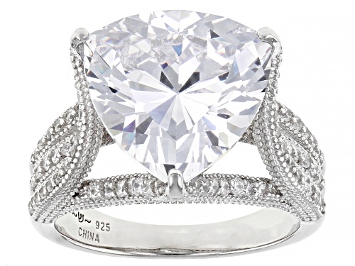 Photo of Bella Luce ® 9.37ctw Rhodium Over Sterling Silver Ring (6.91ctw DEW) - Size 7