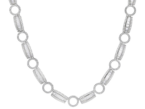 Photo of Bella Luce ® 8.65ctw Rhodium Over Sterling Silver Necklace - Size 18