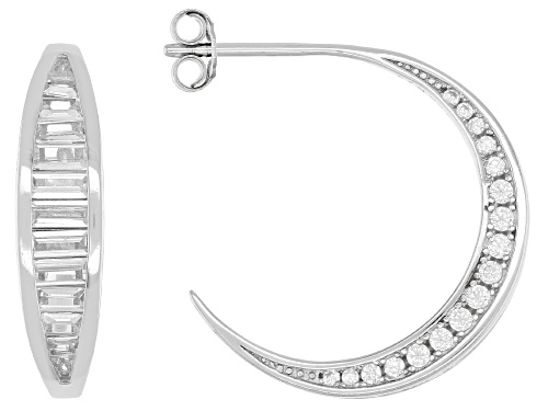 Bella Luce® 2.19ctw Rhodium Over Sterling Silver Earrings