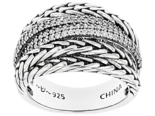 Photo of Bella Luce ® 0.94ctw Rhodium Over Sterling Silver Ring (0.52ctw DEW) - Size 6