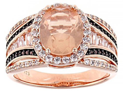 Bella Luce® Esotica™ 5.56ctw Multi Gem Simulants Eterno™ Rose Ring - Size 6