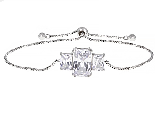 Photo of Bella Luce ® 8.67ctw Rhodium Over Sterling Silver Adjustable Bracelet (7.46ctw DEW)