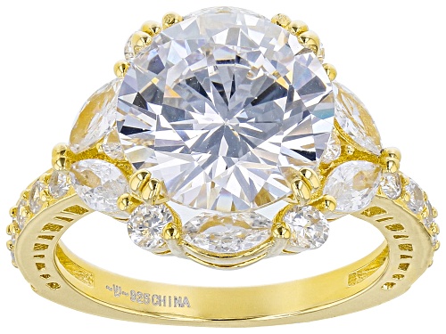 Photo of Bella Luce® 9.69ctw White Diamond Simulant Eterno™ Yellow Ring(5.87ctw DEW) - Size 6