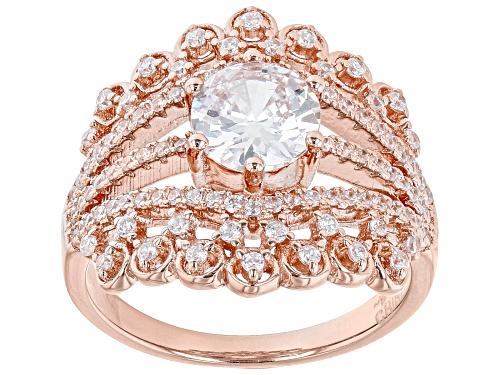 Bella Luce® 2.86ctw White Diamond Simulant Eterno™ Rose Ring - Size 8