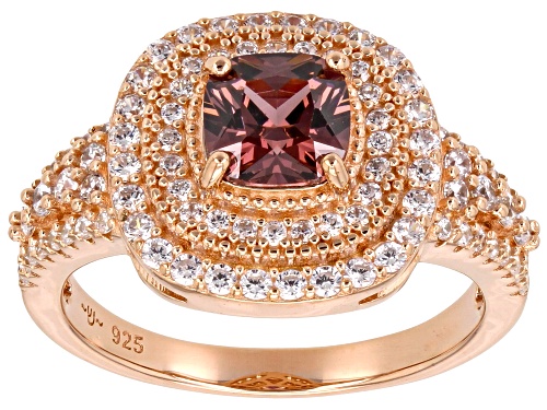 Bella Luce® Esotica™ 2.66ctw Blush Zircon And White Diamond Simulants Eterno™ Rose Ring - Size 6