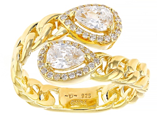 Bella Luce® 1.38ctw White Diamond Simulant Eterno™ Yellow Ring(0.83ctw DEW) - Size 7