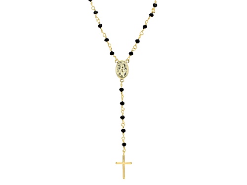 Moda Al Massimo® 18k Yellow Gold Over Bronze Rosary 20 Inch Necklace - Size 20