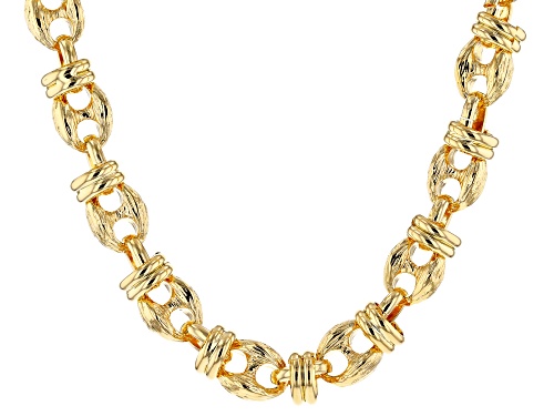 Moda Al Massimo® 18k Yellow Gold Over Bronze Mariner 20 Inch Necklace - Size 20