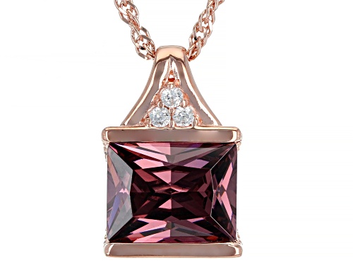 Photo of Bella Luce® Esotica™ Blush Zircon And White Diamond Simulants Eterno™ Rose Pendant With Chain