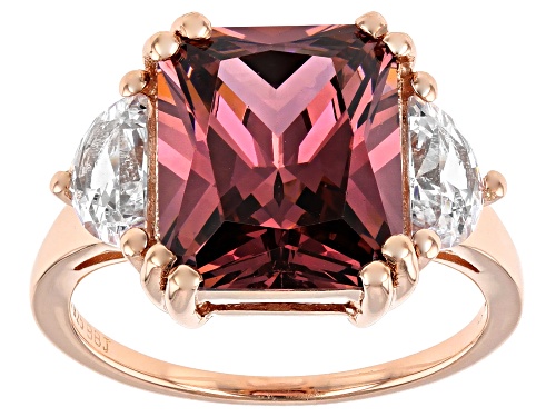 Photo of Bella Luce ® 12.06ctw Esotica™ Blush Zircon And White Diamond Simulants Eterno™ Rose Ring - Size 7