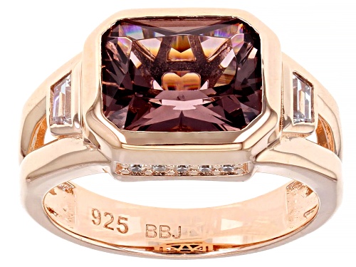 Photo of Bella Luce® Esotica™ 3.59ctw Blush Zircon And White Diamond Simulants Eterno™ Rose Ring - Size 10