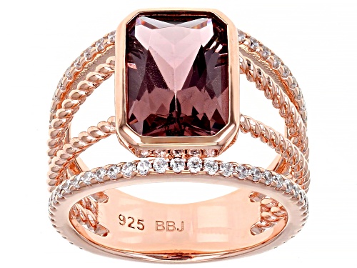 Bella Luce® 4.12ctw  Esotica® Blush Zircon And White Diamond Simulants Eterno® Rose Ring - Size 5