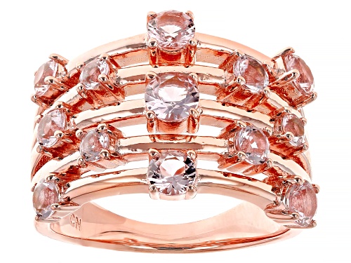 Bella Luce® Esotica™ 2.15ctw Morganite Simulant Eterno™ Rose Ring - Size 8