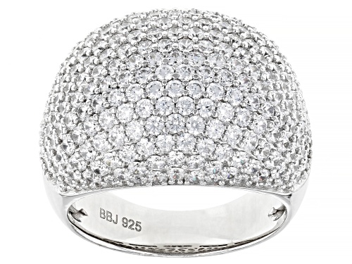 Bella Luce ® 4.58ctw Rhodium Over Sterling Silver Ring (3.42ctw DEW) - Size 8