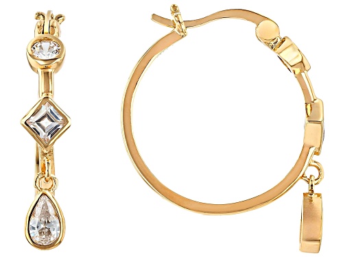 Bella Luce® 1.17Ctw White Diamond Simulant Eterno™ Yellow Earrings (0.70Ctw DEW)