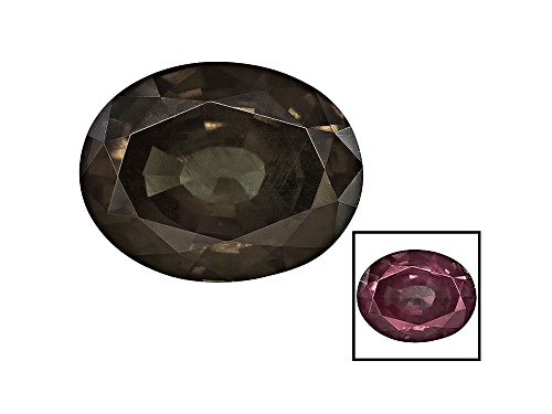 Garnet Color Change 10.61x8.24x5.56mm Oval  3.98ct
