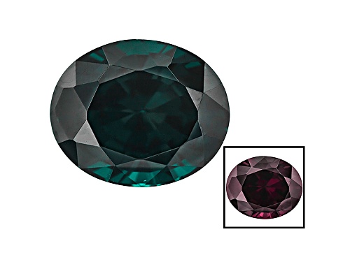 Blue Garnet Color Change 10.45x8.64mm Oval  4.49ct