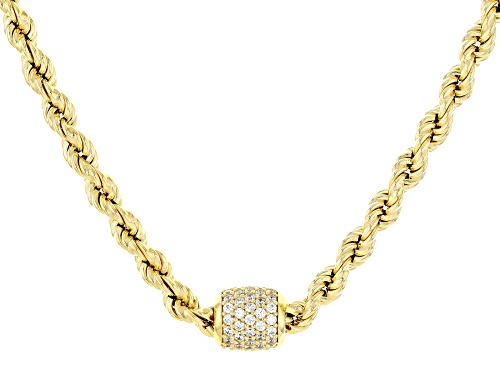 Bella Luce® Italia 1.50ctw White Diamond Simulant Eterno™ Yellow Rope Necklace(0.90ctw DEW) - Size 20