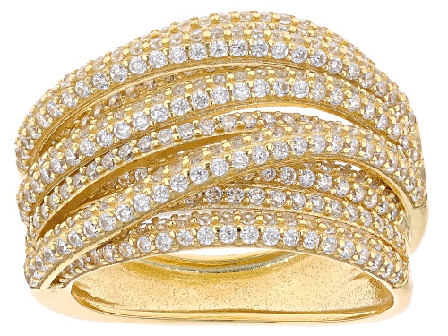 Bella Luce® 2.57ctw White Diamond Simulant Eterno™ Yellow Ring(1.55ctw DEW) - Size 5