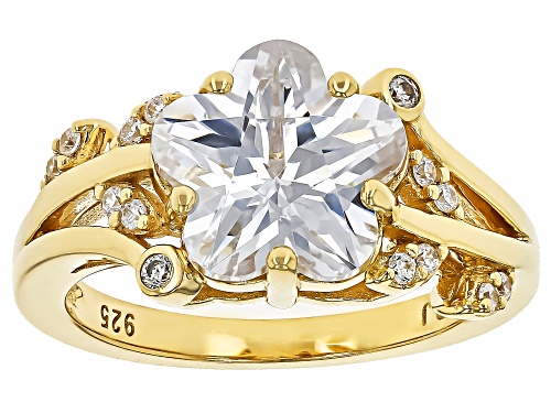 Bella Luce® 6.13ctw White Diamond Simulant Eterno™ Yellow Clover Ring (3.71ctw DEW) - Size 8