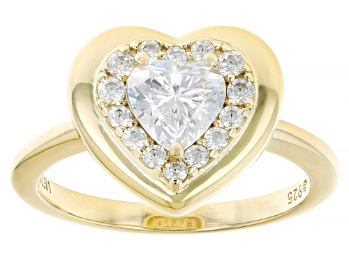 Bella Luce® 1.63ctw White Diamond Simulant Eterno™ Yellow Heart Ring(0.98ctw DEW) - Size 8