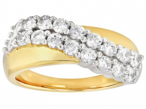 Bella Luce® 2.53ctw White Diamond Simulant Eterno™ Yellow Ring(1.53ctw DEW) - Size 7